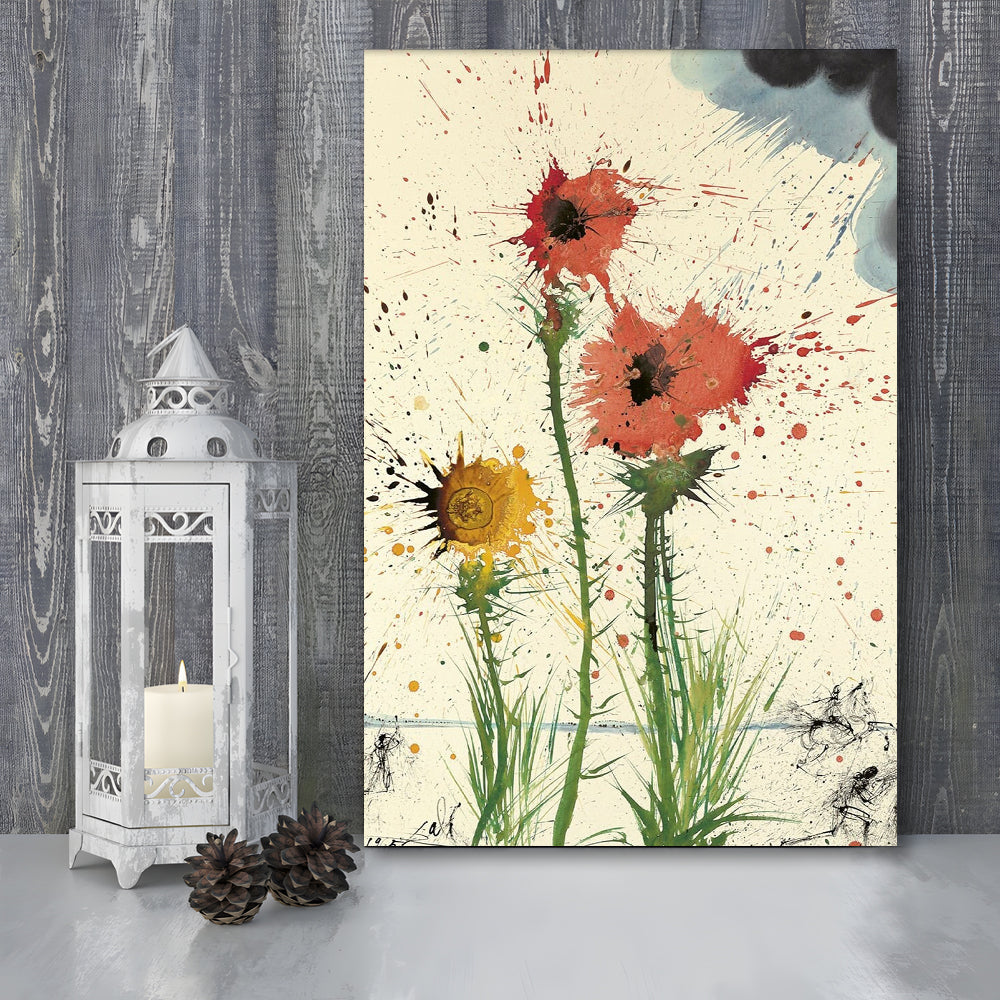 Salvador Dali Spring Explosive 1965 Print, Salvador Dali Exhibition, Dali Exhibition Print, Canvas Print, Canvas Decor