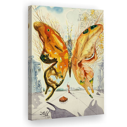Salvador Dali Venus Butterfly Print, Salvador Dali Exhibition 1947, Butterfly, Butterfly Print, Surrealism, Canvas Print