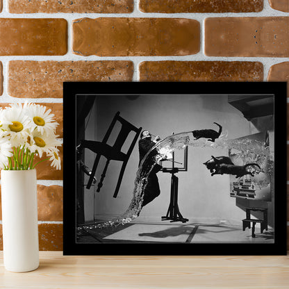 Salvador Dali Wall Art Print Black and White Art, Framed Art Print Wall Decor