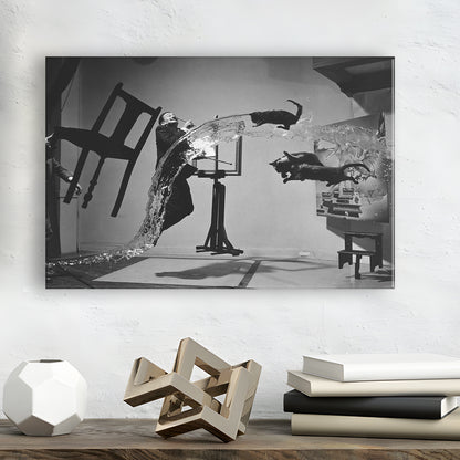 Salvador Dali Wall Art Print Black and White Art, Canvas Print Wall Art Decor