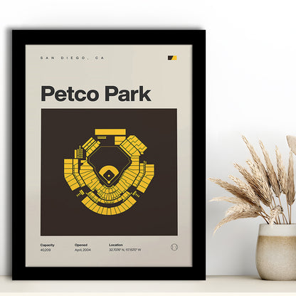 San Diego Padres Stadium Print, Petco Park Stadium Print, Gifts for him, Sport Art, Framed Art Print Wall Decor