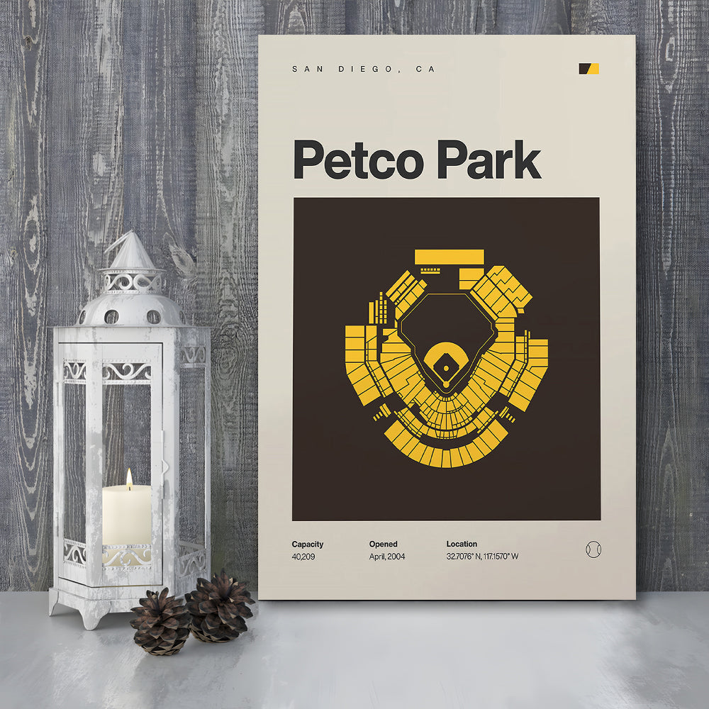 San Diego Padres Stadium Print, Petco Park Stadium Print, Fan Gifts, Sport Art, Canvas Print Wall Art