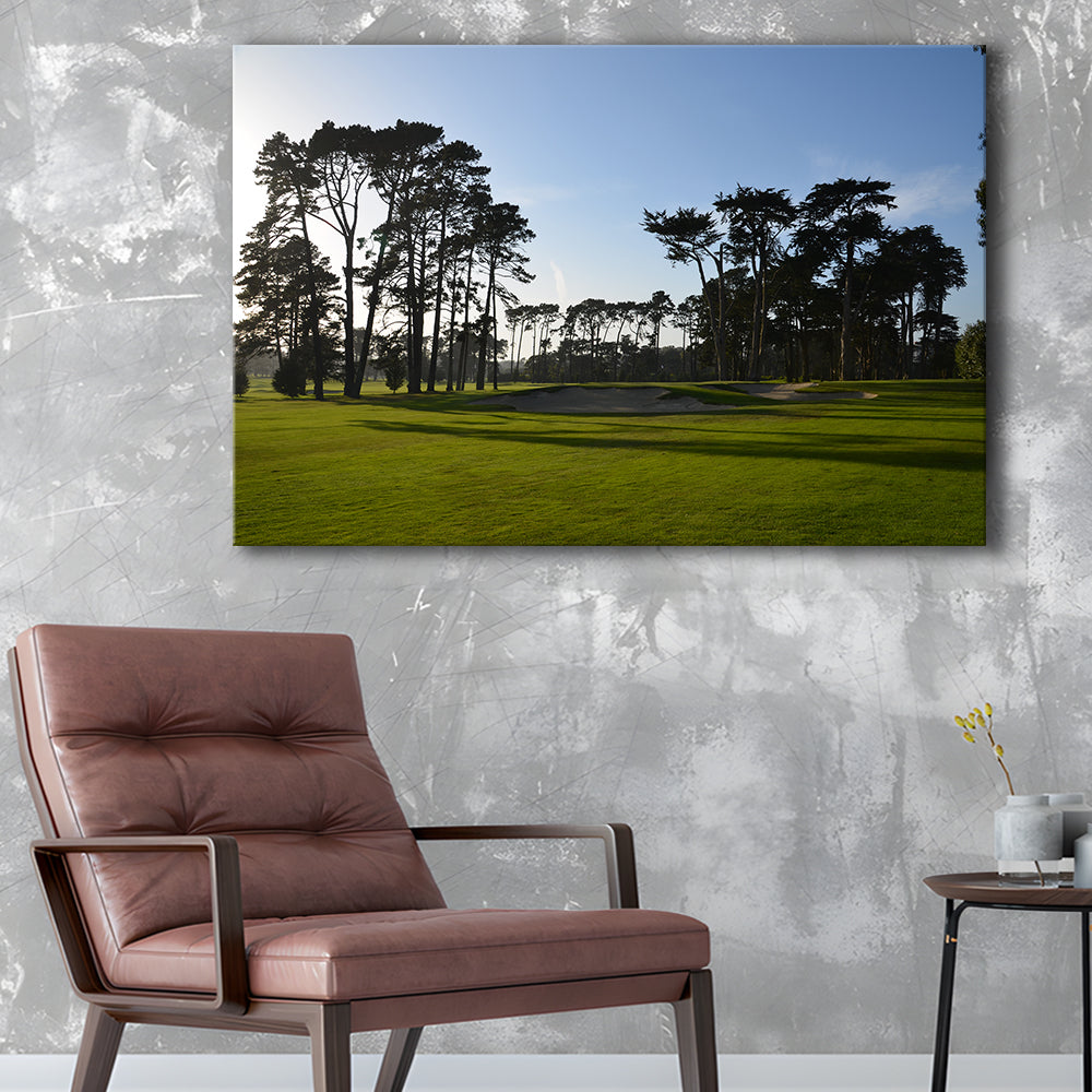 San Francisco GC Courses Beauty, Golf Art Print,Gifts Golf Lover