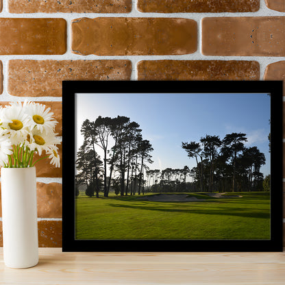 San Francisco GC Courses Beauty, Framed Art Print Wall Decor, Picture Framed