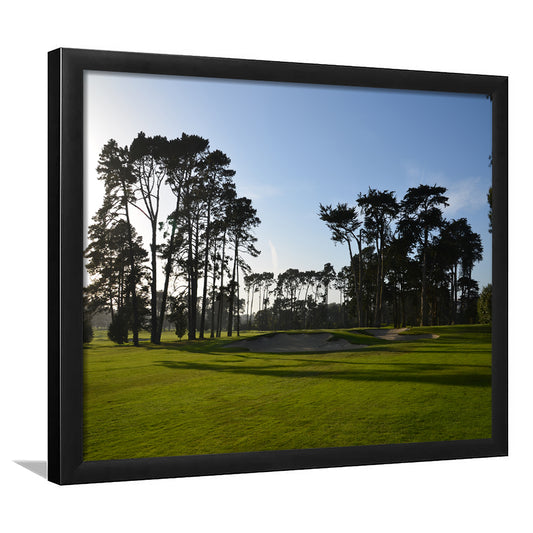San Francisco GC Courses Beauty, Framed Art Print Wall Decor, Picture Framed
