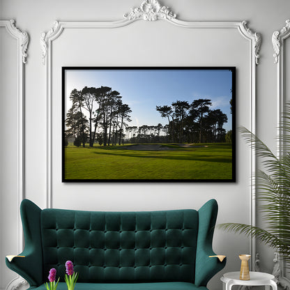 San Francisco GC Courses Beauty, Framed Art Print Wall Decor, Picture Framed