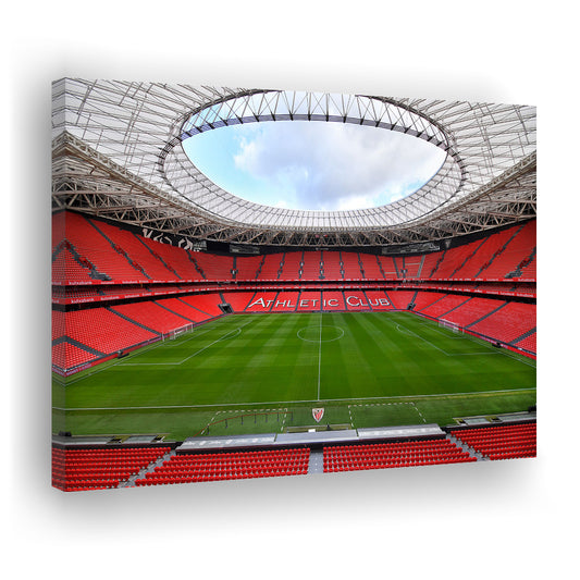 San Mames Stadium, Stadium Canvas, Sport Art, Gift for him, Man Cave Decor, Art Print, Canvas Print Wall Art