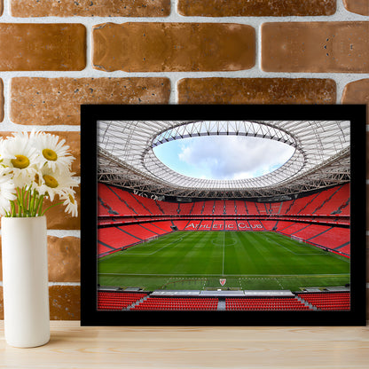 San Mames Stadium, Stadium Canvas, Sport Art, Gift for him, Framed Art Print Wall Decor, Picture Framed