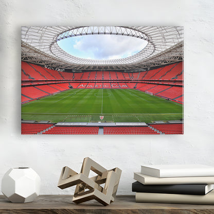 San Mames Stadium, Stadium Canvas, Sport Art, Gift for him, Man Cave Decor, Art Print, Canvas Print Wall Art