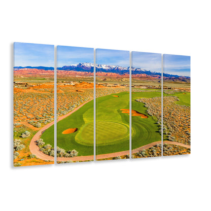 Sand Hollow Golf Course, Hole 4 Fine Art, Golf Art Print, Extra Large Canvas Print Wall Art