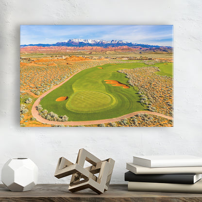 Sand Hollow Golf Course, Hole 4 Fine Art, Golf Art Print,Gifts Golf Lover