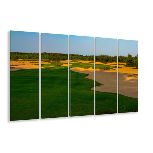 Sand Valley Golf Resort, Mammoth Dunes Course Hole 07, Nekoosa, Wisconsin, Extra Large Canvas Print Wall Art