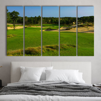 Sand Valley Golf Resort, Mammoth Dunes Course Hole 16, Nekoosa, Wisconsin, Extra Large Canvas Print Wall Art