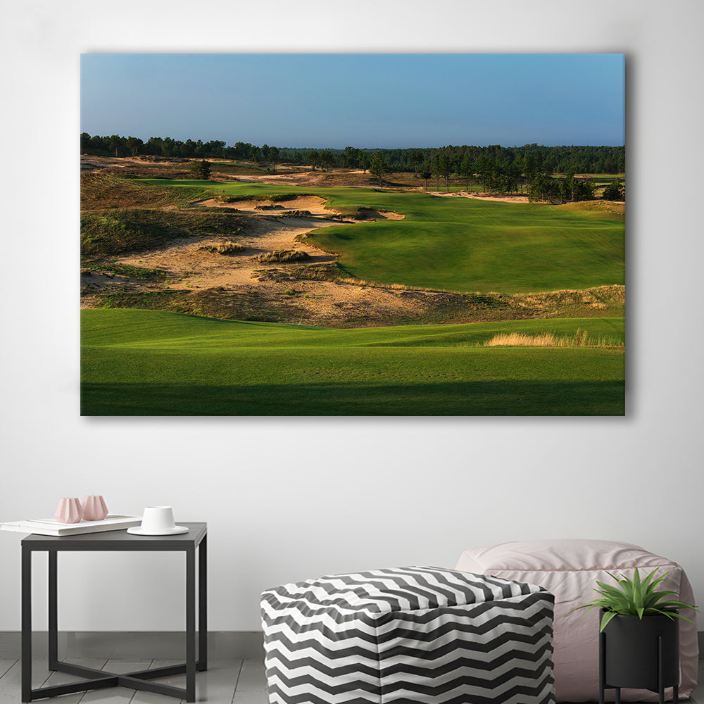 Sand Valley Golf Resort, Sand Valley Course Hole 01, Nekoosa, Wisconsin