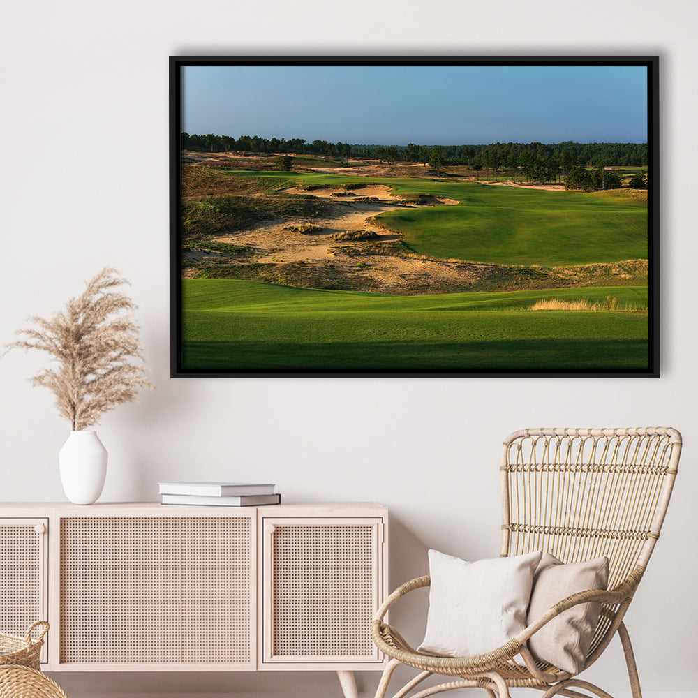 Sand Valley Golf Resort, Sand Valley Course Hole 01, Nekoosa, Wisconsin, Framed Canvas Print Wall Art
