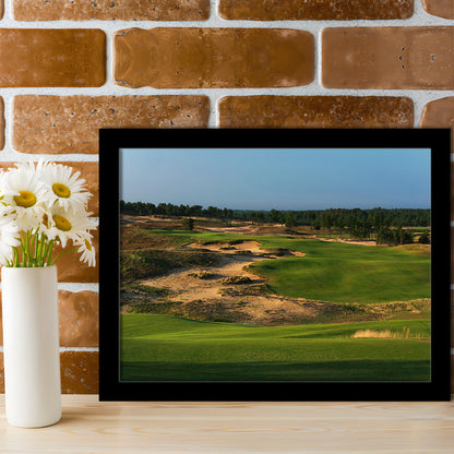 Sand Valley Golf Resort, Sand Valley Course Hole 01, Nekoosa, Wisconsin, Framed Art Print Wall Decor, Picture Framed