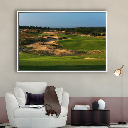 Sand Valley Golf Resort, Sand Valley Course Hole 01, Nekoosa, Wisconsin, Framed Canvas Print Wall Art