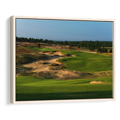 Sand Valley Golf Resort, Sand Valley Course Hole 01, Nekoosa, Wisconsin, Framed Canvas Print Wall Art