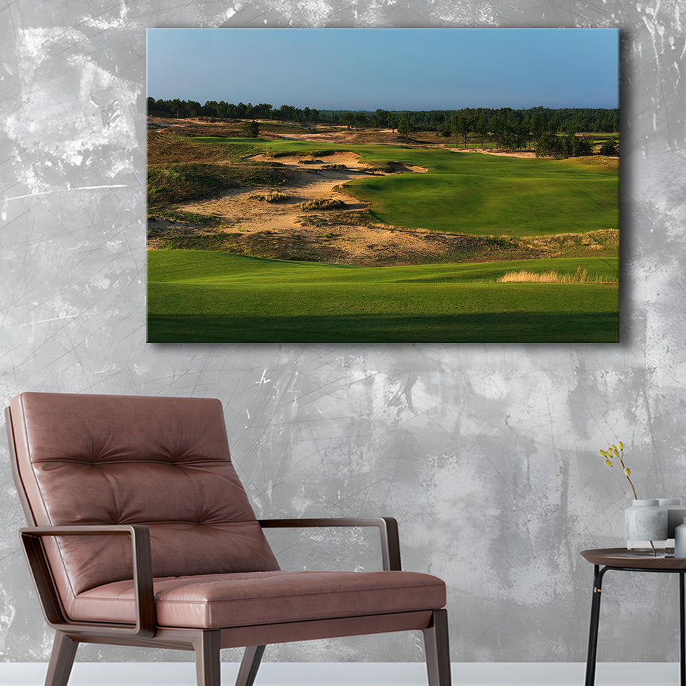 Sand Valley Golf Resort, Sand Valley Course Hole 01, Nekoosa, Wisconsin