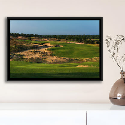 Sand Valley Golf Resort, Sand Valley Course Hole 01, Nekoosa, Wisconsin, Framed Canvas Print Wall Art