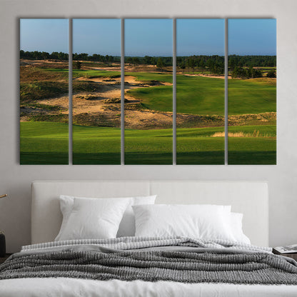 Sand Valley Golf Resort, Sand Valley Course Hole 01, Nekoosa, Wisconsin, Extra Large Canvas Print Wall Art