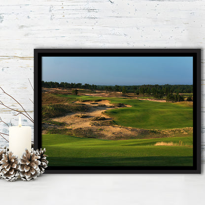 Sand Valley Golf Resort, Sand Valley Course Hole 01, Nekoosa, Wisconsin, Framed Canvas Print Wall Art