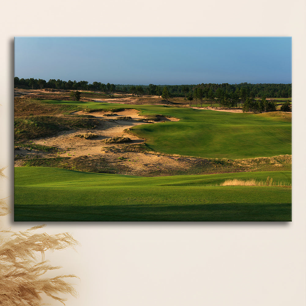 Sand Valley Golf Resort, Sand Valley Course Hole 01, Nekoosa, Wisconsin