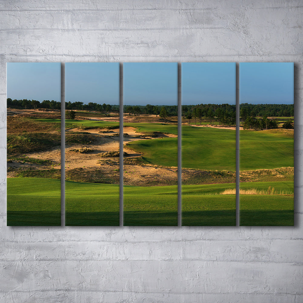 Sand Valley Golf Resort, Sand Valley Course Hole 01, Nekoosa, Wisconsin, Extra Large Canvas Print Wall Art