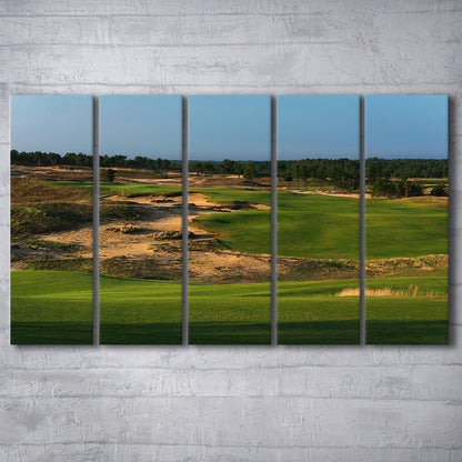 Sand Valley Golf Resort, Sand Valley Course Hole 01, Nekoosa, Wisconsin, Extra Large Canvas Print Wall Art