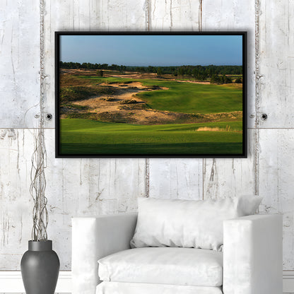 Sand Valley Golf Resort, Sand Valley Course Hole 01, Nekoosa, Wisconsin, Framed Canvas Print Wall Art
