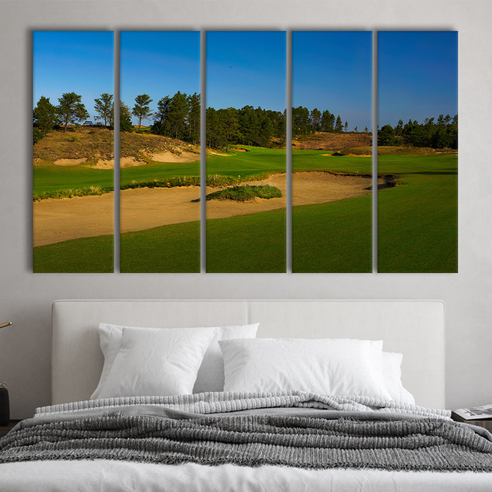 Sand Valley Golf Resort, Sand Valley Course Hole 07, Nekoosa, Wisconsin, Extra Large Canvas Print Wall Art