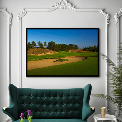 Sand Valley Golf Resort, Sand Valley Course Hole 07, Nekoosa, Wisconsin, Framed Art Print Wall Decor, Picture Framed