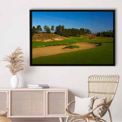 Sand Valley Golf Resort, Sand Valley Course Hole 07, Nekoosa, Wisconsin, Framed Canvas Print Wall Art