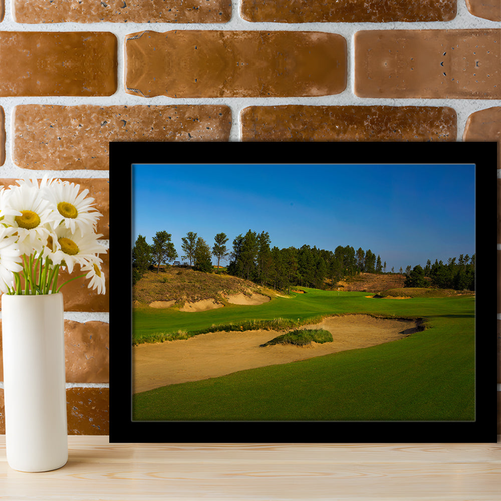 Sand Valley Golf Resort, Sand Valley Course Hole 07, Nekoosa, Wisconsin, Framed Art Print Wall Decor, Picture Framed