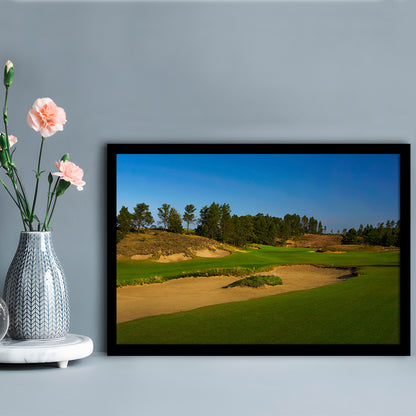 Sand Valley Golf Resort, Sand Valley Course Hole 07, Nekoosa, Wisconsin, Framed Art Print Wall Decor, Picture Framed
