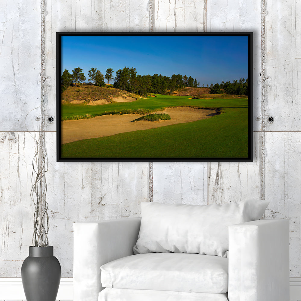 Sand Valley Golf Resort, Sand Valley Course Hole 07, Nekoosa, Wisconsin, Framed Canvas Print Wall Art