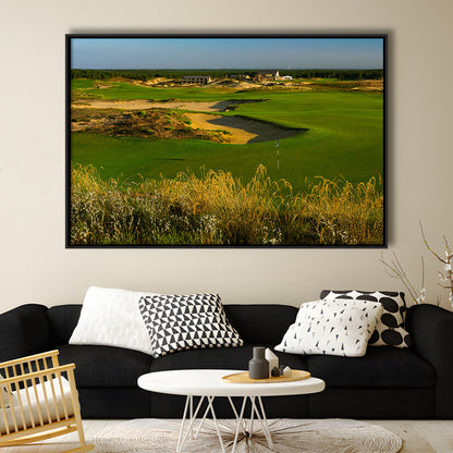 Sand Valley Golf Resort, Sand Valley Course Hole 18, Nekoosa, Wisconsin, Framed Canvas Print Wall Art