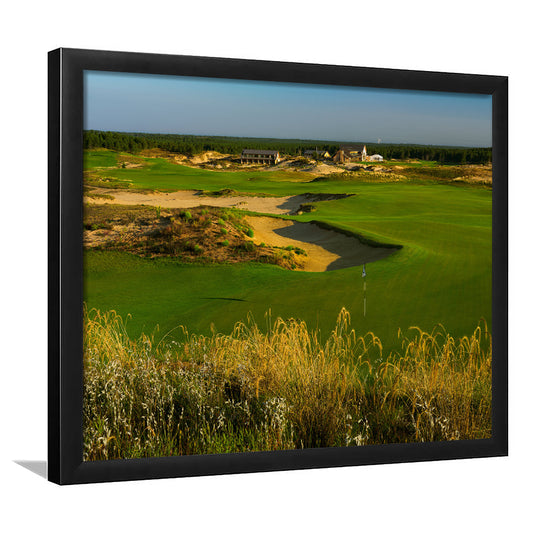 Sand Valley Golf Resort, Sand Valley Course Hole 18, Nekoosa, Wisconsin, Framed Art Print Wall Decor, Picture Framed