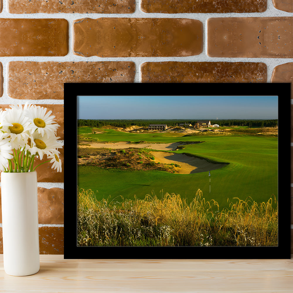 Sand Valley Golf Resort, Sand Valley Course Hole 18, Nekoosa, Wisconsin, Framed Art Print Wall Decor, Picture Framed