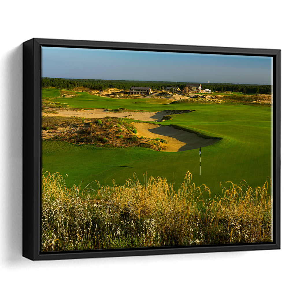 Sand Valley Golf Resort, Sand Valley Course Hole 18, Nekoosa, Wisconsin, Framed Canvas Print Wall Art