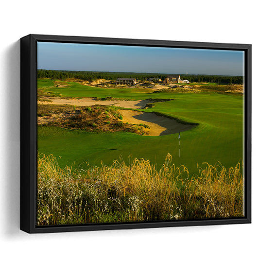 Sand Valley Golf Resort, Sand Valley Course Hole 18, Nekoosa, Wisconsin, Framed Canvas Print Wall Art