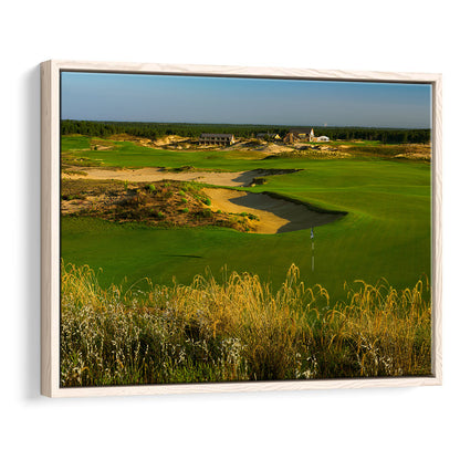 Sand Valley Golf Resort, Sand Valley Course Hole 18, Nekoosa, Wisconsin, Framed Canvas Print Wall Art