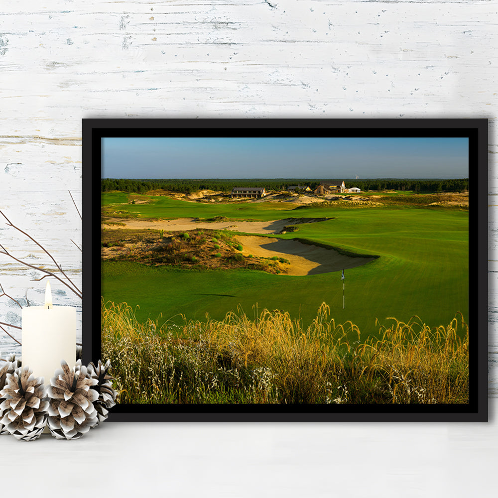 Sand Valley Golf Resort, Sand Valley Course Hole 18, Nekoosa, Wisconsin, Framed Canvas Print Wall Art