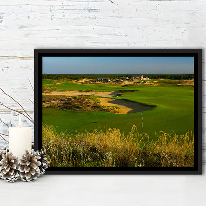 Sand Valley Golf Resort, Sand Valley Course Hole 18, Nekoosa, Wisconsin, Framed Canvas Print Wall Art
