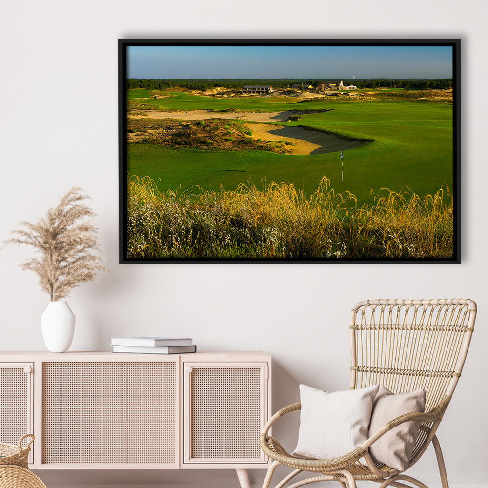 Sand Valley Golf Resort, Sand Valley Course Hole 18, Nekoosa, Wisconsin, Framed Canvas Print Wall Art