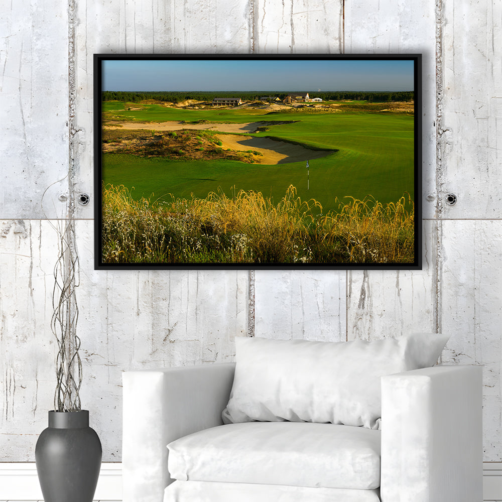 Sand Valley Golf Resort, Sand Valley Course Hole 18, Nekoosa, Wisconsin, Framed Canvas Print Wall Art