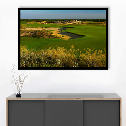 Sand Valley Golf Resort, Sand Valley Course Hole 18, Nekoosa, Wisconsin, Framed Art Print Wall Decor, Picture Framed