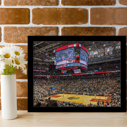 Scotiabank Arena Raptors, Stadium Canvas, Sport Art, Gift for him, Framed Art Print Wall Decor, Picture Framed