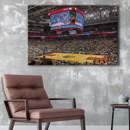 Scotiabank Arena Raptors, Stadium Canvas, Sport Art, Gift for him, Man Cave Decor, Art Print, Canvas Print Wall Art