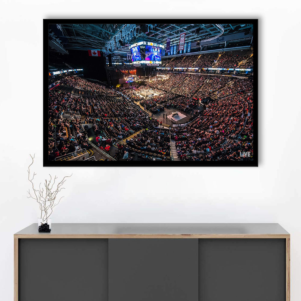 Scotiabank Arena, Stadium Canvas, Sport Art, Gift for him, Framed Art Print Wall Decor, Picture Framed
